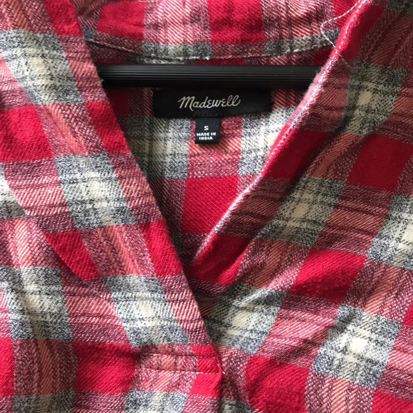 Madewell Flannel Back Button Shirt - Picture 6 of 7
